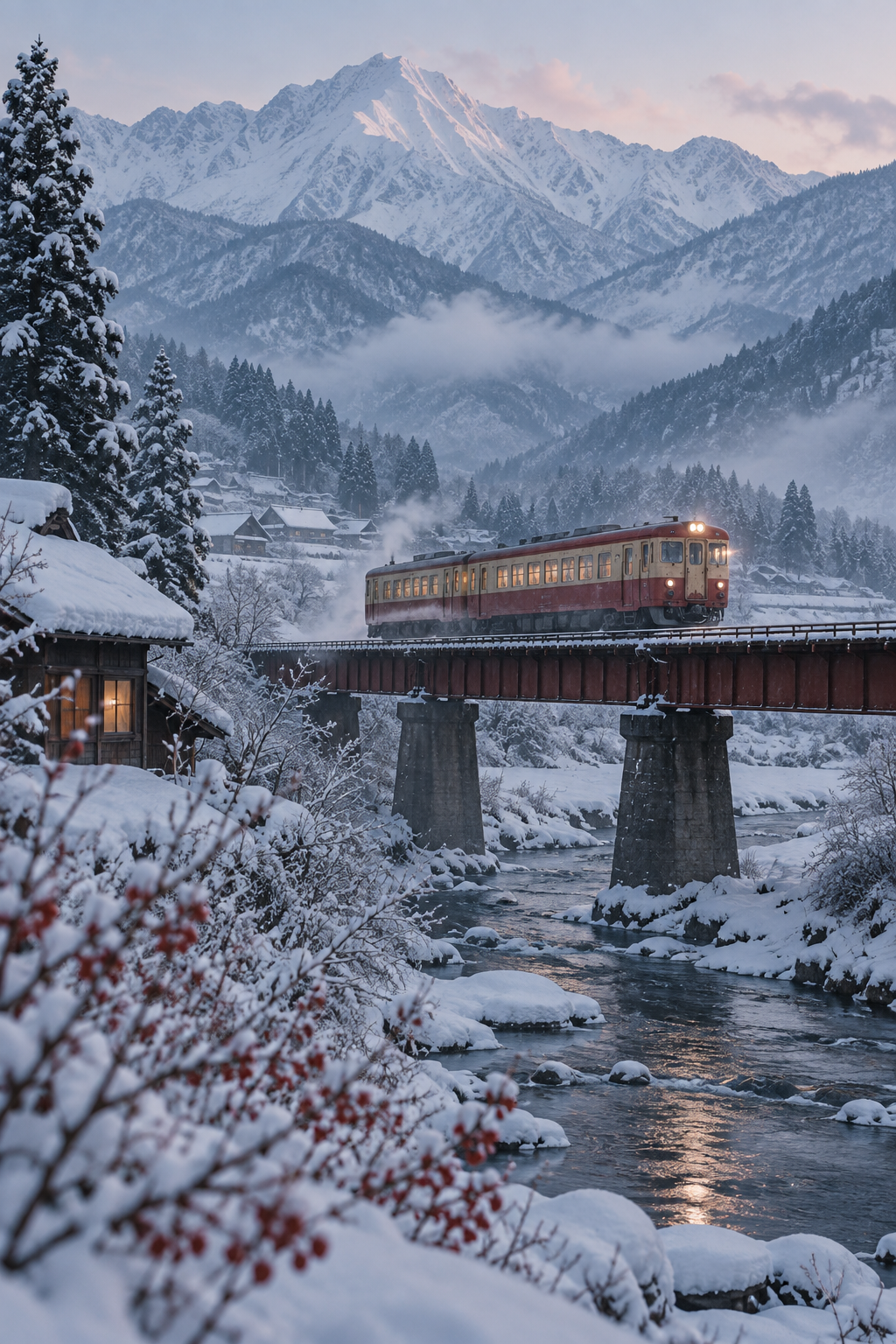 日韩无码雪国慢车旅行剧情电影海报